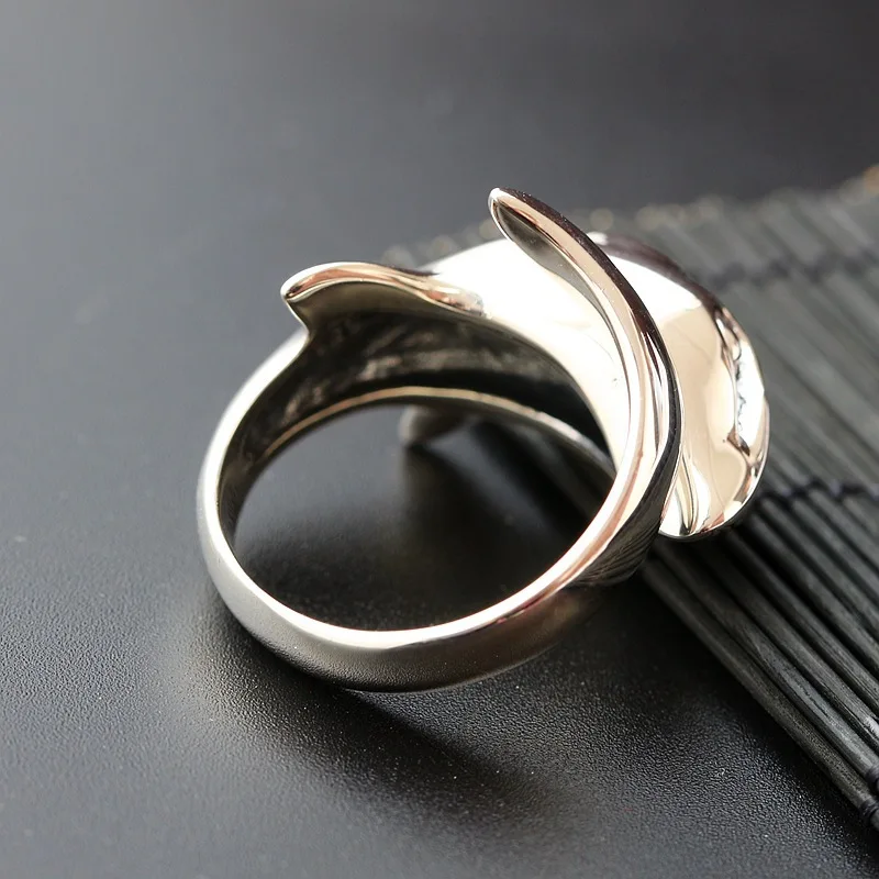 Мужское кольцо из серебра 925 пробы в стиле панк|ring punk|925 sterling silver ringopen ring |