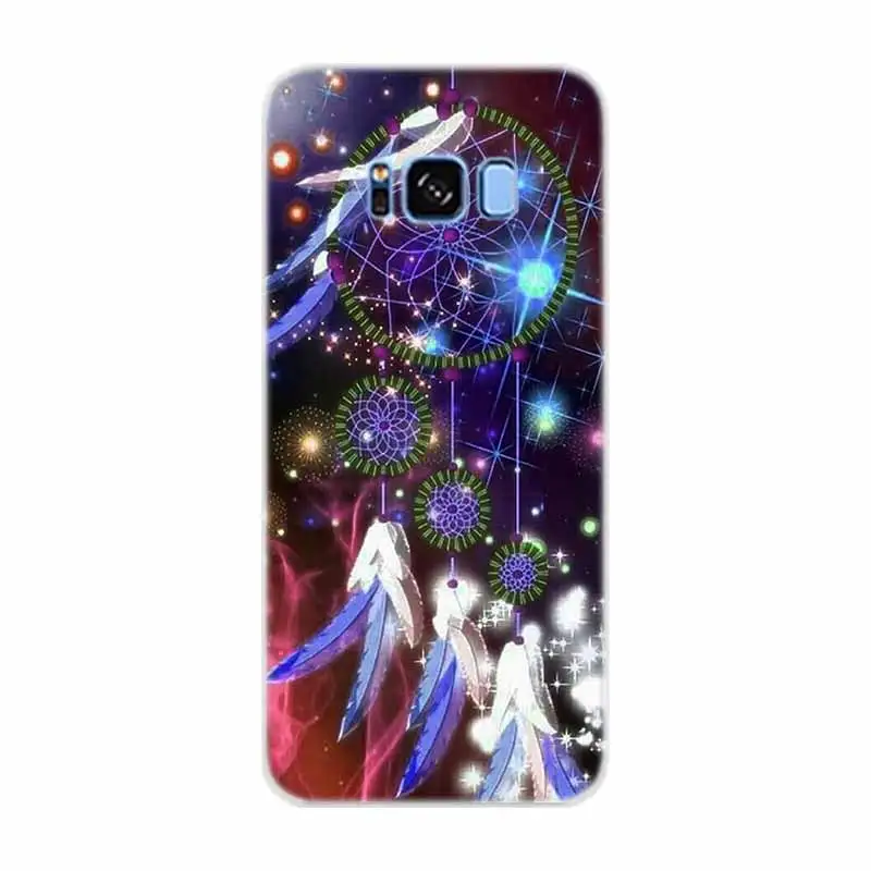 as the picture 12 Ловец снов акварельный Ловец снов чехол для телефона чехол для samsung Galaxy S6 S7 Edge S8 S9 S10 S11 Plus E Note 8 9 10Plus Etui - Цвет: as the picture 12