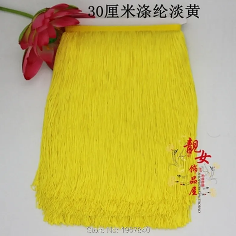 10 ярдов 30 см длинная полиэфирная нить для украшения кисточкой Сделай Сам одежда