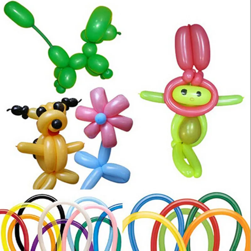 Латексные длинные воздушные шары 100 шт./упаковка зеленого цвета на свадьбу день