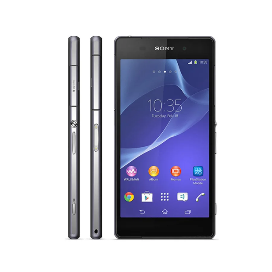Мобильный телефон sony Xperia Z2 D6503 LTE, 5,2 дюймов, 3 Гб ОЗУ, 16 Гб ПЗУ, Android, fm-радио, аккумулятор 3200 мАч, сотовый телефон