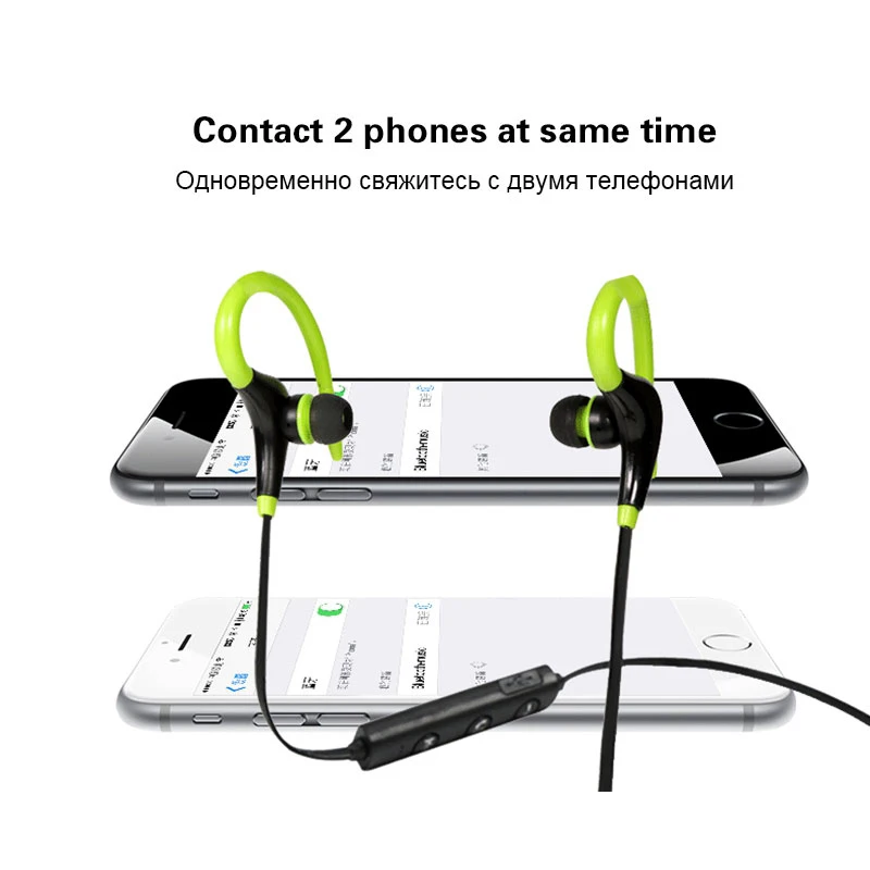 Bluetooth Спорт Бег HIFI гарнитура с микрофоном Беспроводные стереонаушники для xiaomi