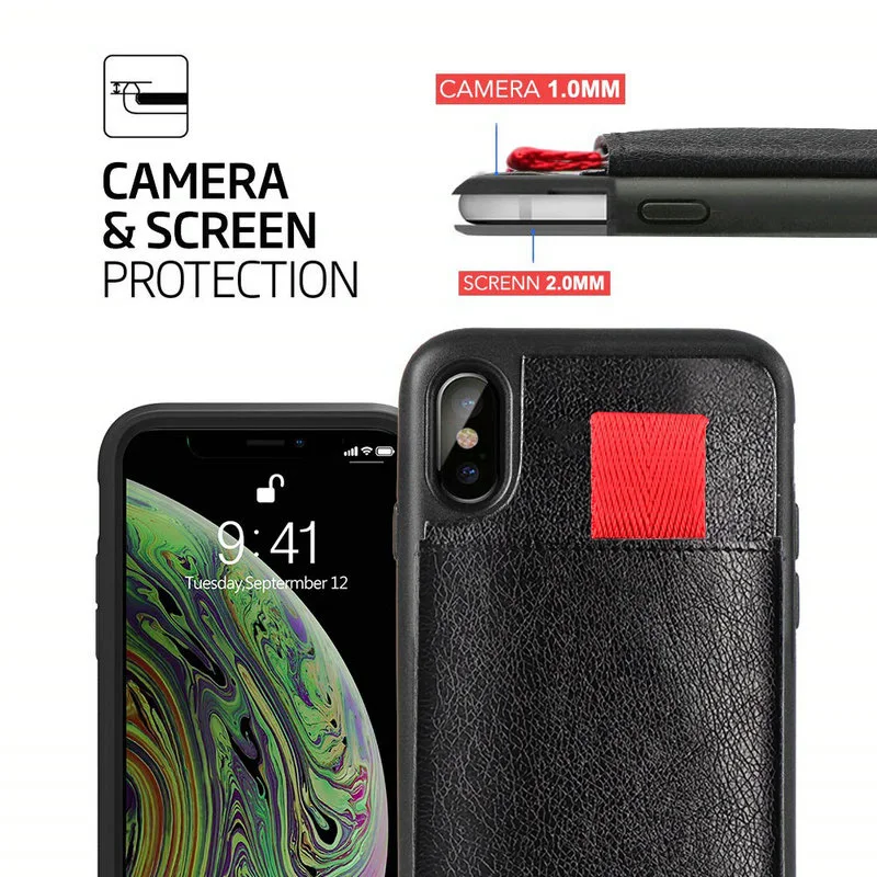 Роскошный кожаный чехол кошелек LUPHIE для iPhone X XS Max XR 8 7 6S Plus с отделением карт 11 Pro