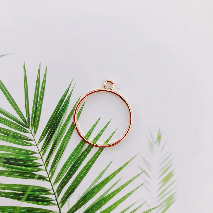 4 шт./lotalloyrounloveovalk goldpendantEarring аксессуары из нержавеющей стали ювелирные изделия diy ювелирные изделия findingsOther - Цвет: 3