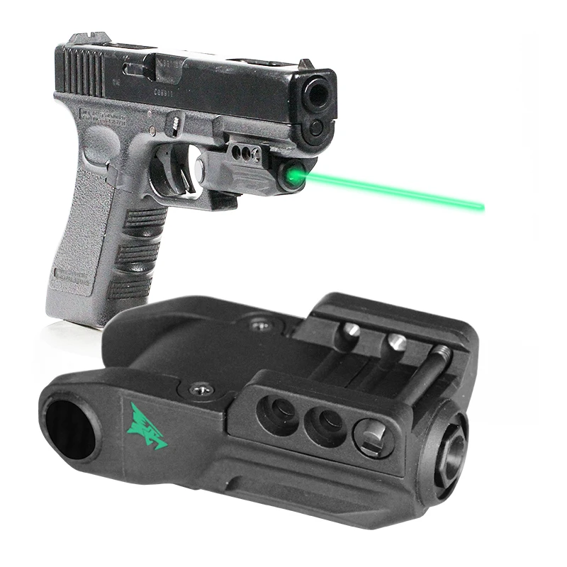 Laserspeed L9-GT Тактический лазерный прицел Низкопрофильный умный датчик переключатель Встроенный аккумулятор Перезаряжаемый пистолет Glock зеленый лазер