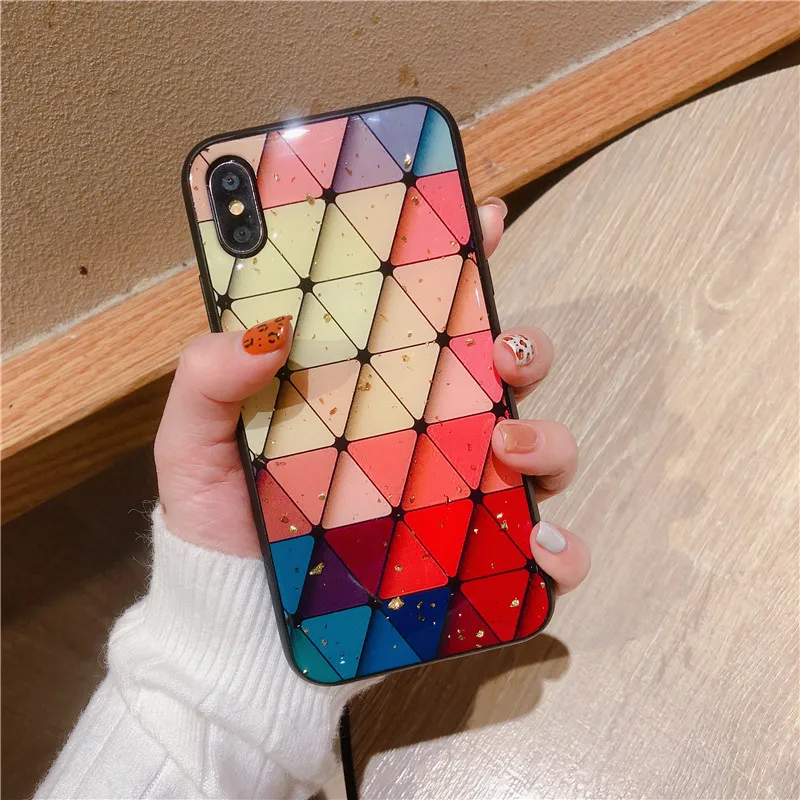 Классный чехол для iPhone XR противоударный Xs Max красочный iphone X XS 3d | Мобильные
