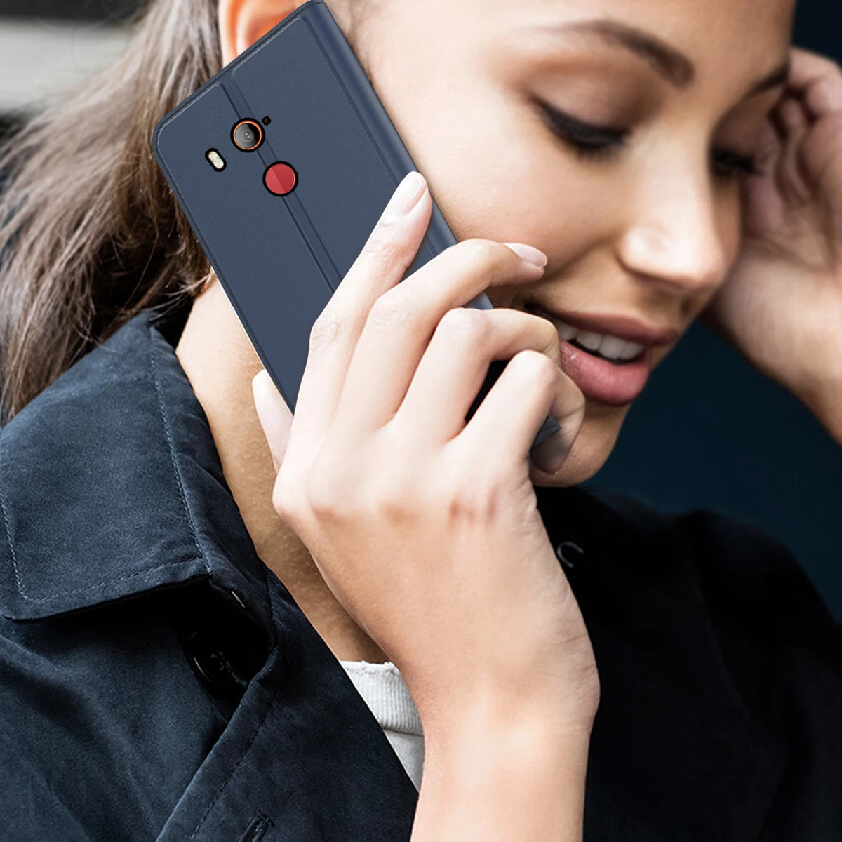Чехол для HTC U11 EYEs роскошный чехол книжка из искусственной кожи с магнитной