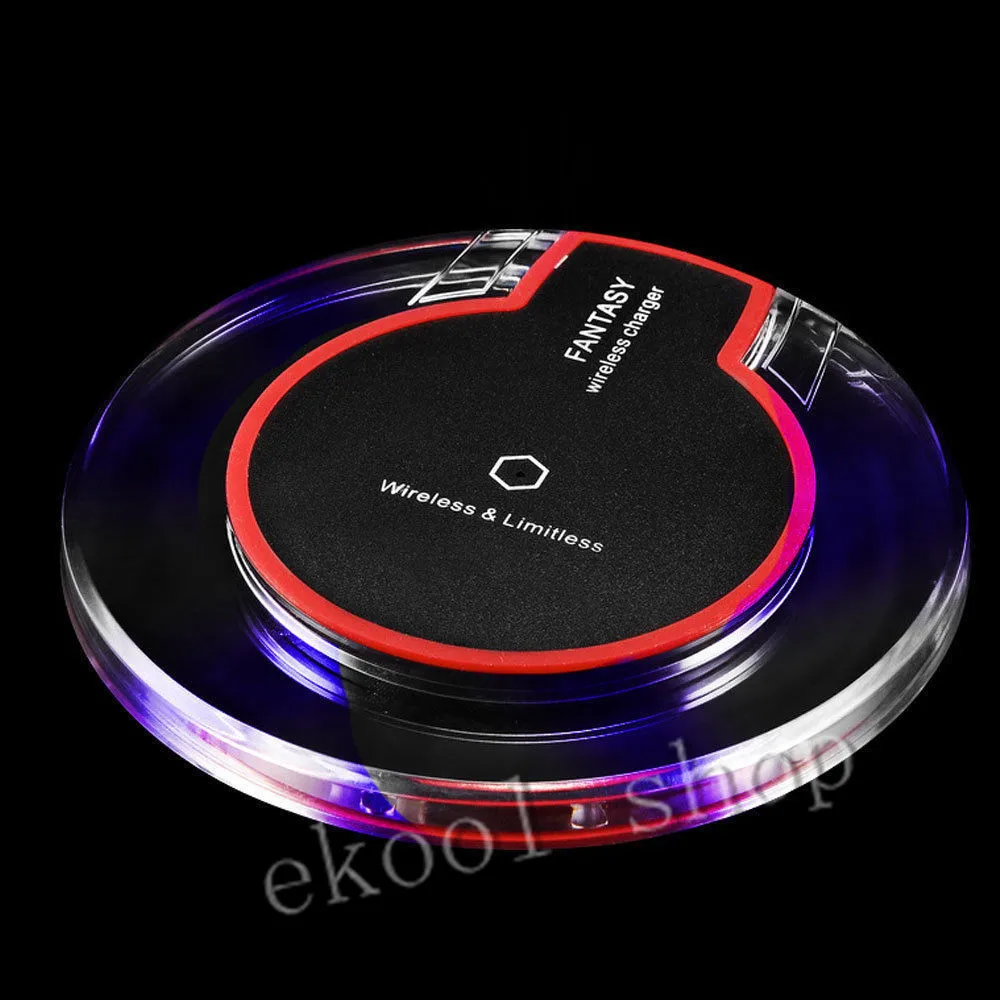 LRuiize фантазия Кристалл беспроводной зарядный коврик Qi зарядное устройство док-станция для samsung Galaxy S9 S8 S7/S6 Edge Plus Nokia Lg G4 G3 Nexus 4/5