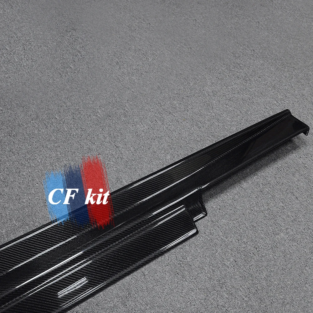 CF комплект высокого качества N стиль боковые юбки настоящие Углеродные волокна тела наборы Спойлер расширение губы Автомобиль Стайлинг для GTR35