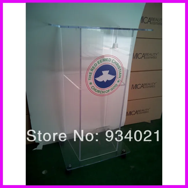 

Contemporary Acrylic Church Podiums conference lectern podium