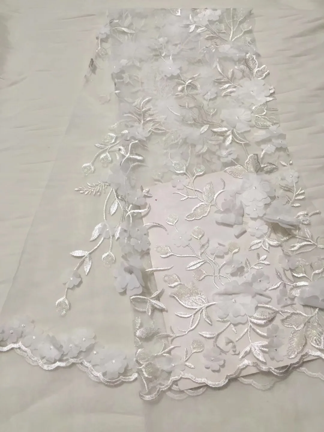 2018 New Style African Lace Fabric Green Pink High Quality 3D Flower French Net Wedding Nigeria Embroidered Party Dress LCD904 | Дом и сад