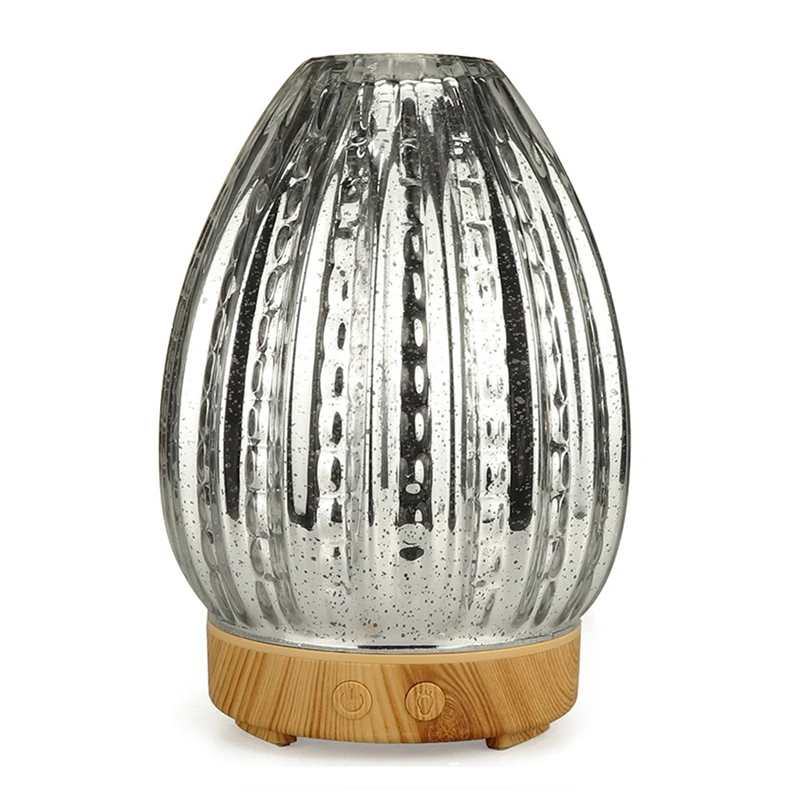 3D Led Ночник светильник увлажнитель воздуха стеклянная ваза Форма Арома эфирное