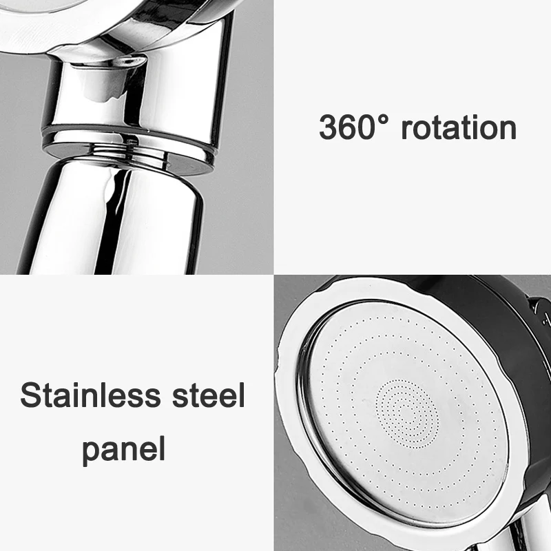 Новая насадка для душа аксессуары высокое давление впрыска воздуха регулируемая