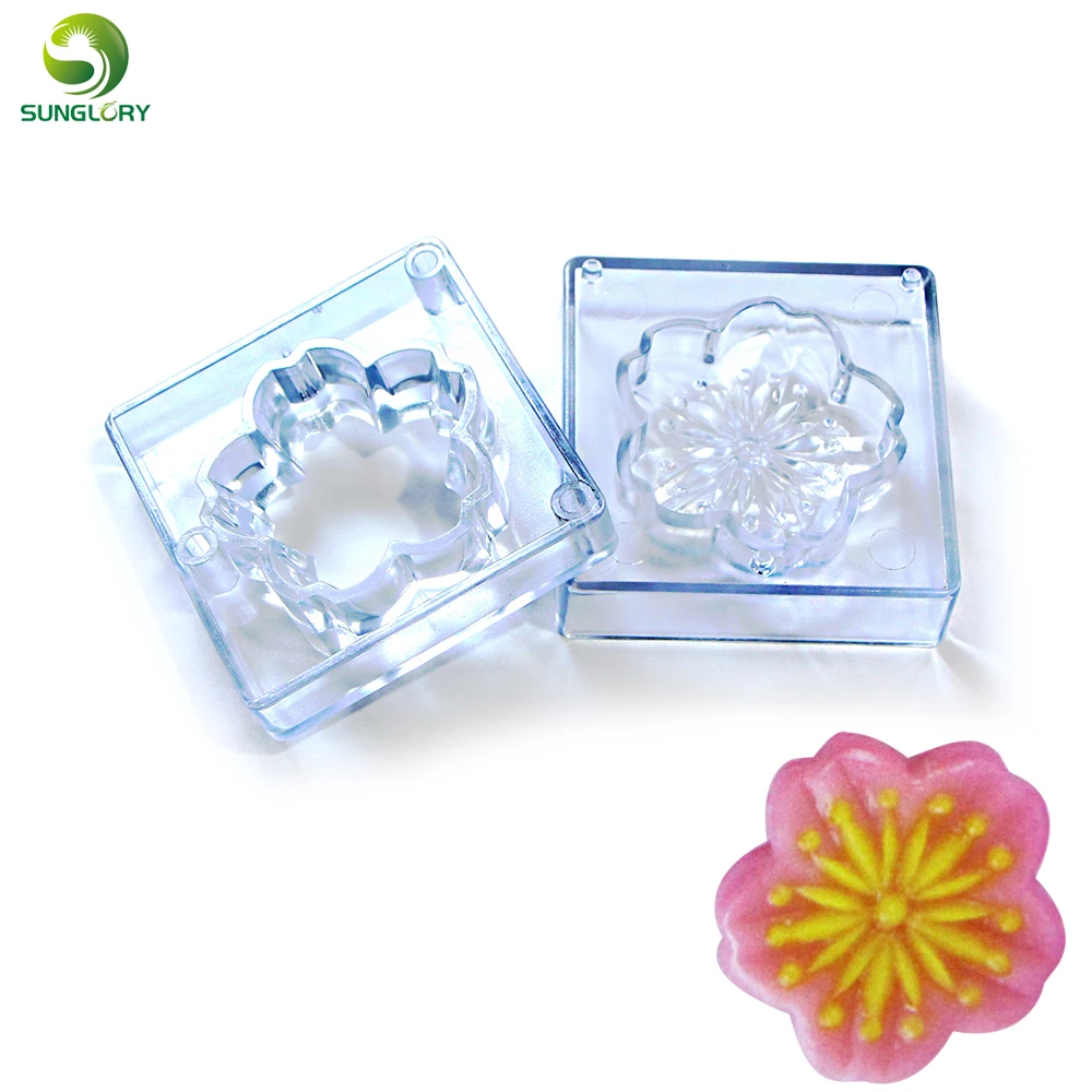 2 шт./компл. пластиковые 3d цветы Луна форма для торта Кондитерская лунного