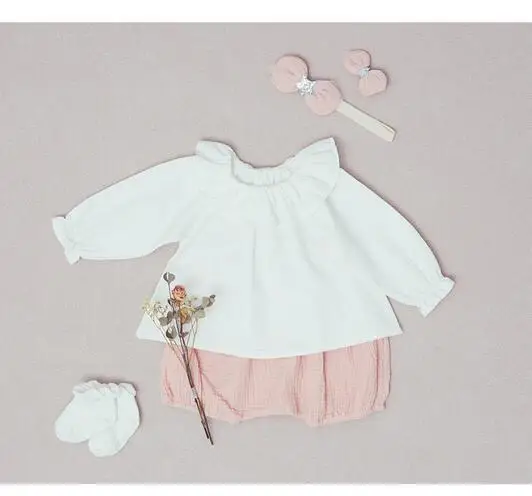 3 шт./лот футболки для маленьких девочек одежда детей Базовая простая футболка с