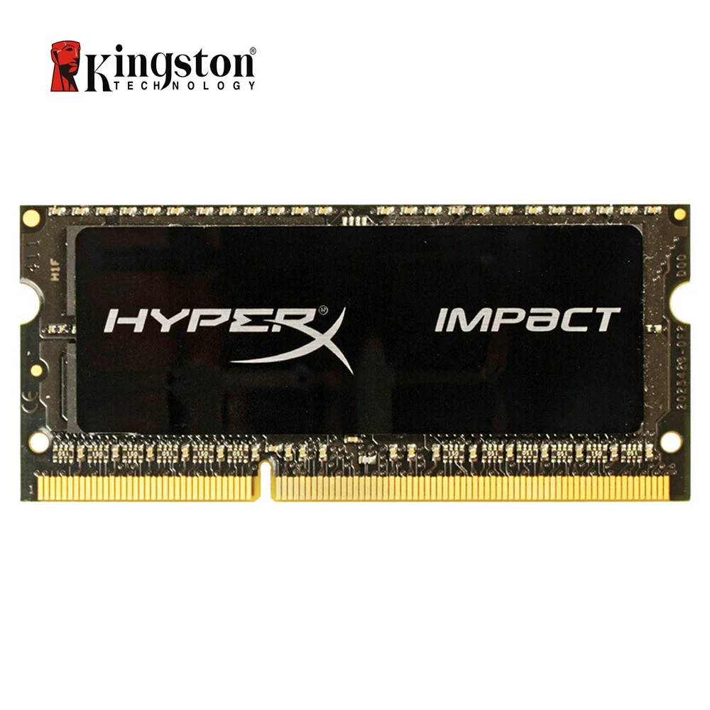 

Kingston HyperX Impact RAM DDR3 DDR3L 4GB 8GB 1600MHz CL9 SODIMM 1.35V Laptop Memory HX316LS9IB/8 Black