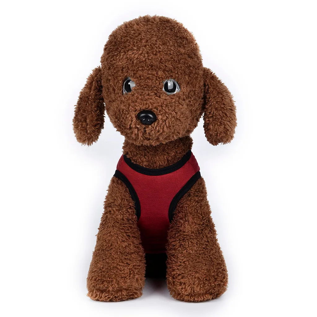 Transer футболка для собак красный кошки или собаки жилет ничего не Стиль летняя из