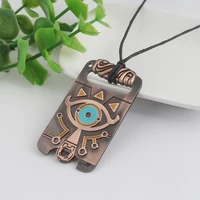 game sheikah slate breath of the wild keychain cosplay pendant keyring key chain necklace