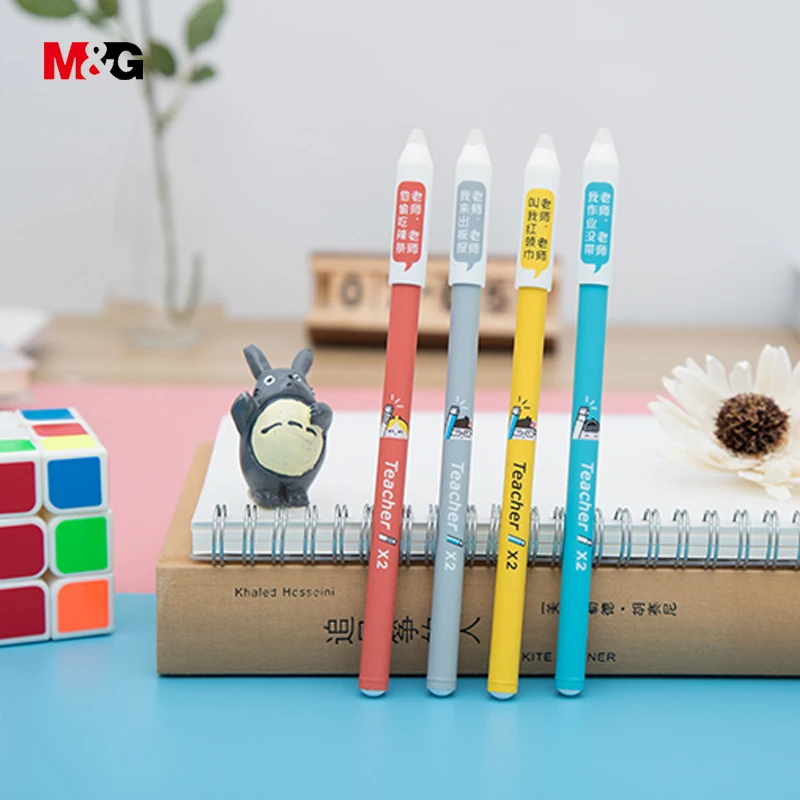 M & G 3 шт./лот каваи стираемые гелевые ручки для школьные письменные
