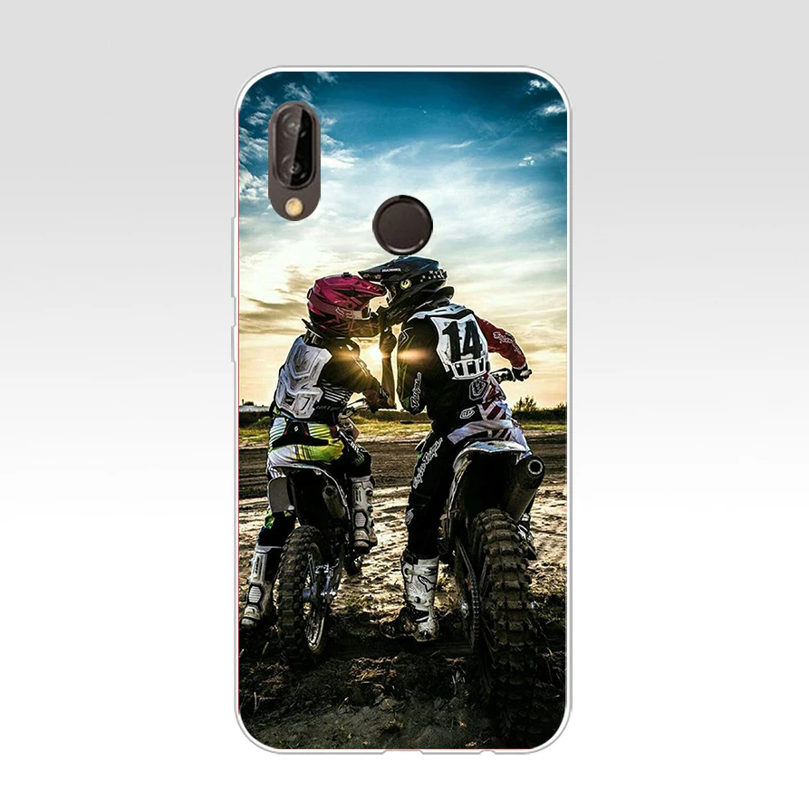 248SD moto крест www.motokolesa.ru: чехол для телефона из мягкого силикона ТПУ с рисунком Honor 10