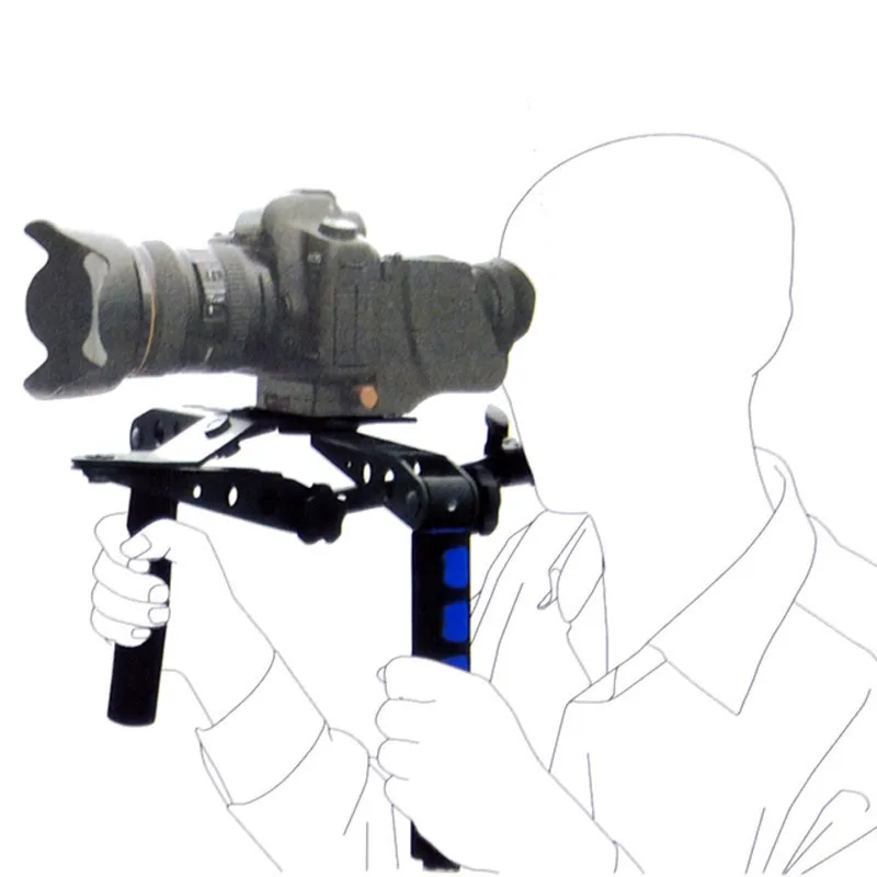 Синяя установка для цифровой зеркальной фотокамеры комплект плечевое крепление