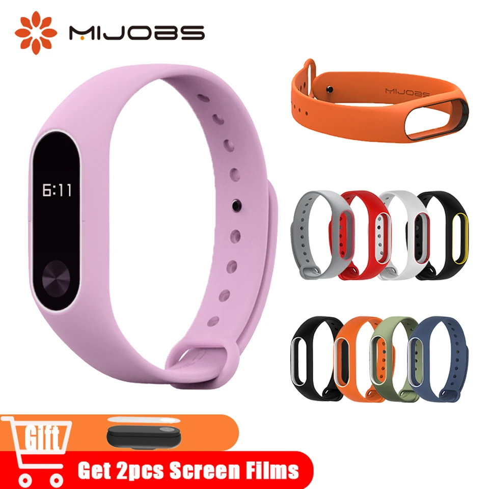 Mi jobs mi Band 2 ремешок на запястье силиконовый сменный для Xiaomi mi Band 2 mi 2 Band смарт-часы браслет mi band 2 напульсники аксессуары