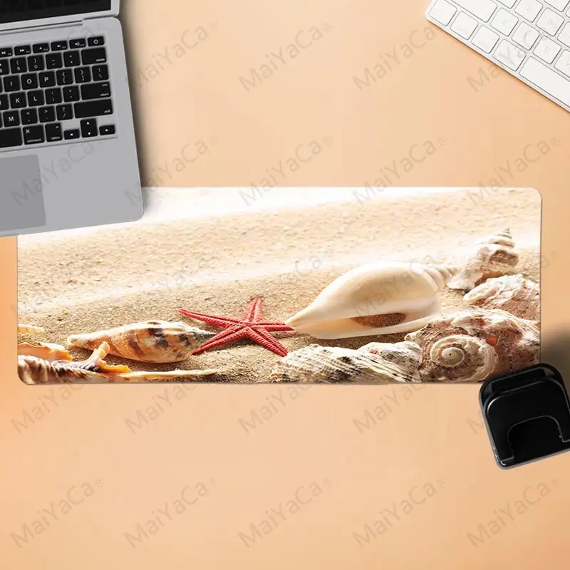 

MaiYaCa seashells starfish summer Gaming Mouse Pad Large Mouse Pad Gamer Comfort Mouse Mat Gaming Mousepad