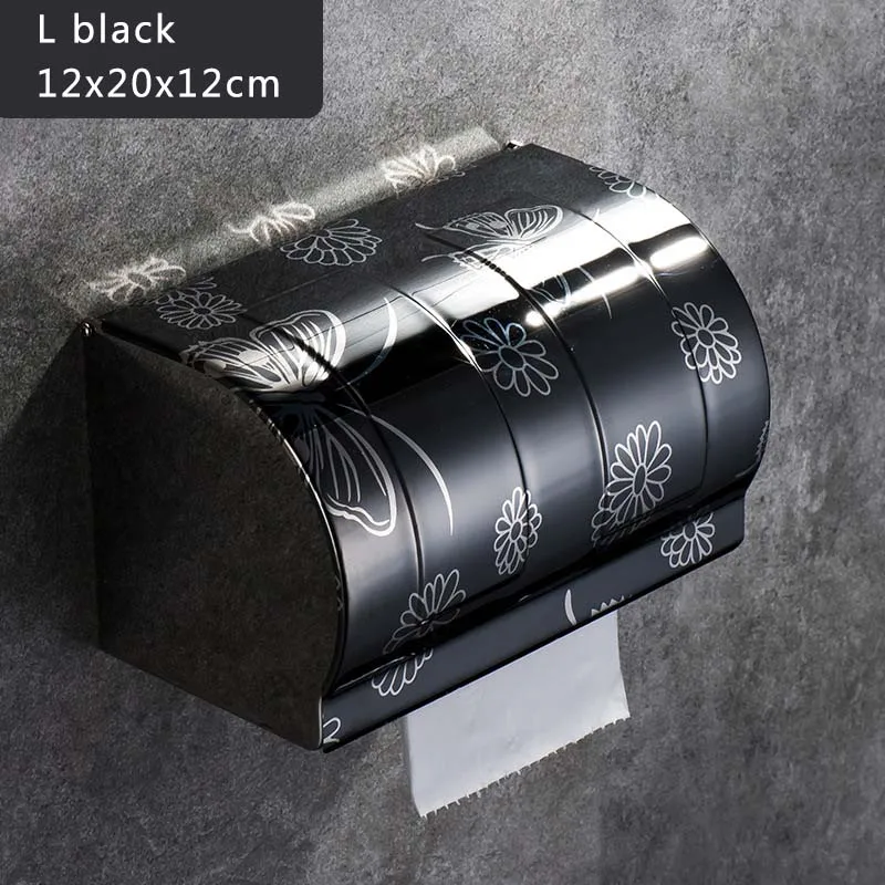 12x20x12cm LB Креативный держатель для салфеток из нержавеющей стали, держатель для туалетной бумаги, водонепроницаемый держатель для туалетной бумаги - Цвет: 12x20x12cm LB