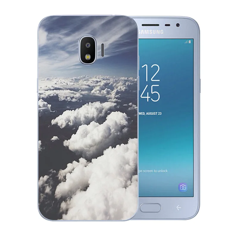 Прозрачный ТПУ чехол для телефона Samsung Galaxy J2 Pro 2018/SM-J250F гелевый Чехол с