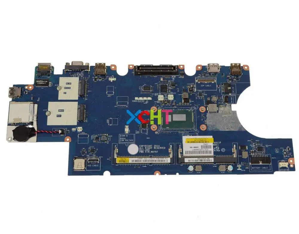 Для Dell Latitude E5550 CN-0W6XR4 0W6XR4 W6XR4 w I5-4210U Процессор LA-A911P Материнская плата ноутбука