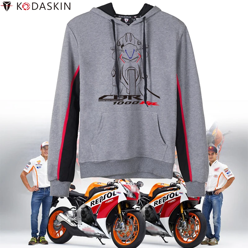 KODASKIN винтажные толстовки для мужчин MotorGP R Защитное снаряжение с капюшоном Honda