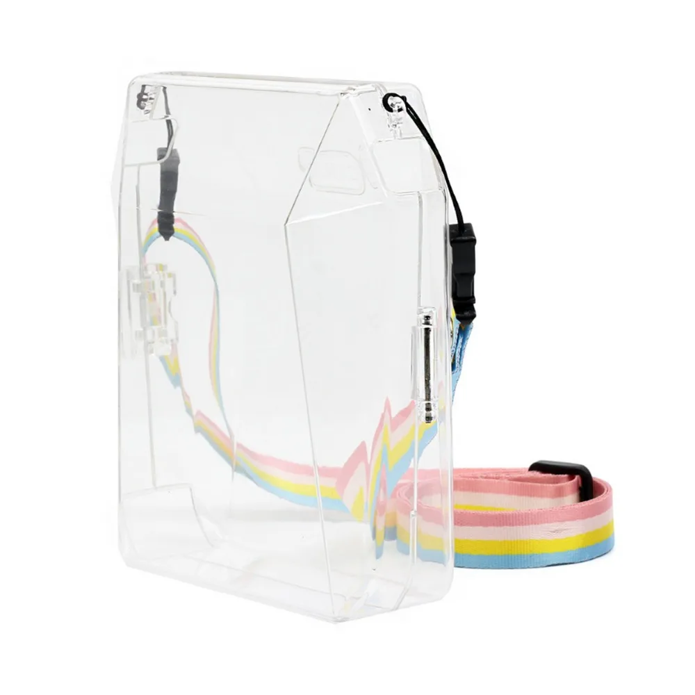 Кристальный чехол ПВХ прозрачный ремешок защитная сумка на плечо мгновенная