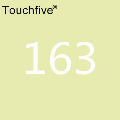 163 TOUCHFIVE дополнительный цвет двойная головка художественные маркеры Кисть ручка на спиртовой основе эскизные маркеры манга ручки для рисования товары для рукоделия - Цвет: 163