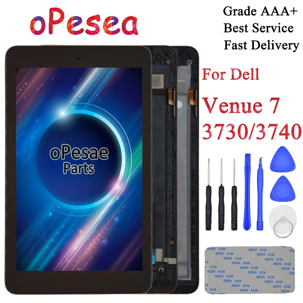OPesea для Dell Venue 7 3730 3740 ЖК-дисплей Панель кодирующий преобразователь сенсорного