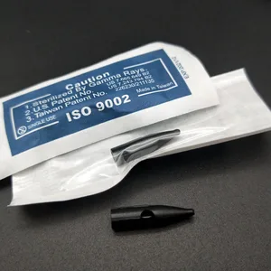 50 шт., черные наконечники для игл 3R, колпачки для перманентного макияжа, драконмозаикатату-машина Мерлин