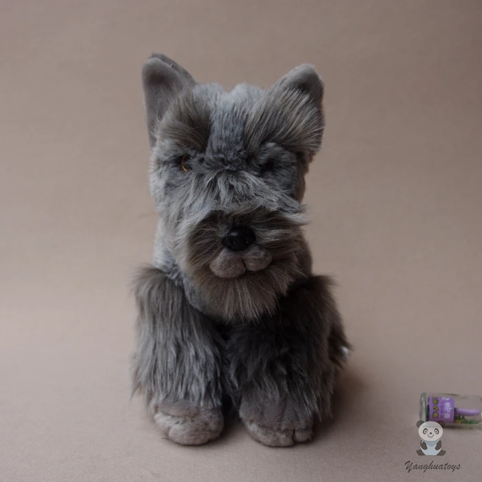 Spuer kawaii Schnauzer Dll плюшевые игрушки животных для детей имитация собак автомобиль