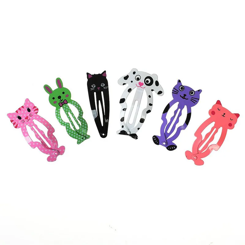 6 шт./партия заколки для волос в виде животных|children hair accessories|fashion accessorieshair accessories |