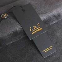 customized price tags for clothing printed swing hang tag, die cut gold stamping personized tag for bag jewelry luggage