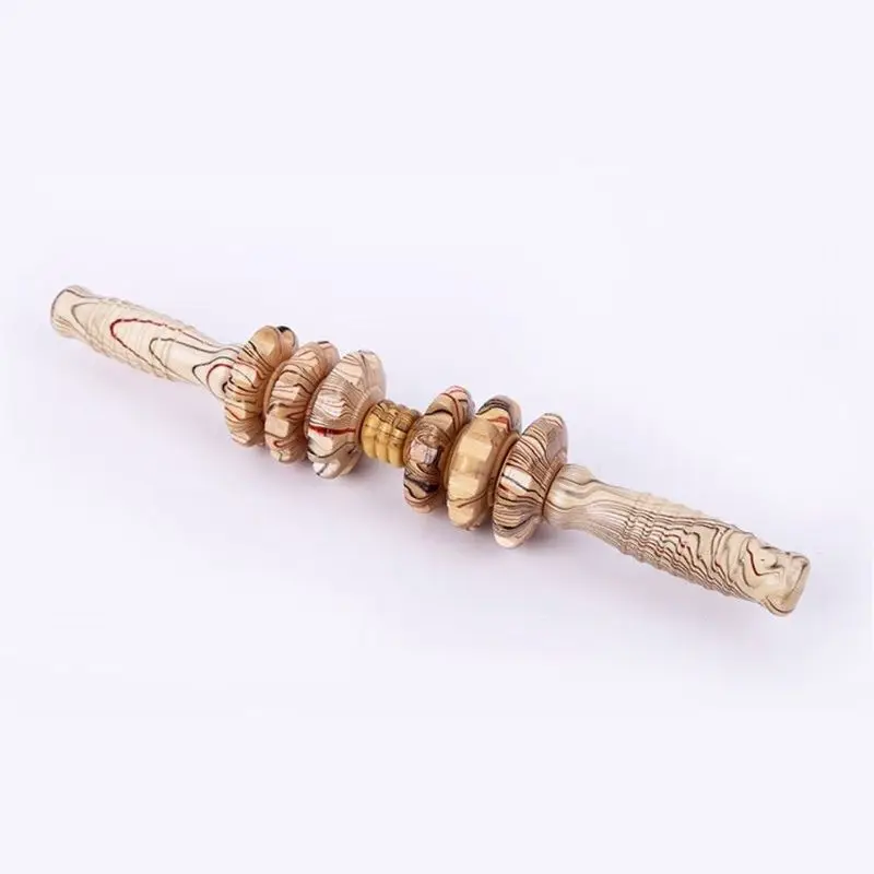 FANHHUI спортивный полный массажер мышц тела деревянная роликовая палка триггер