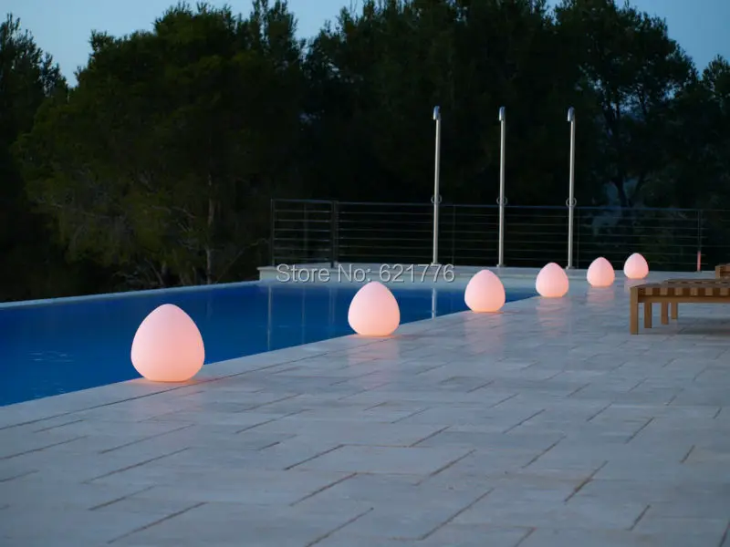 4 шт./лот D26 H28 см Светодиодная скальная лампа дизайн Небьющийся светодиодный