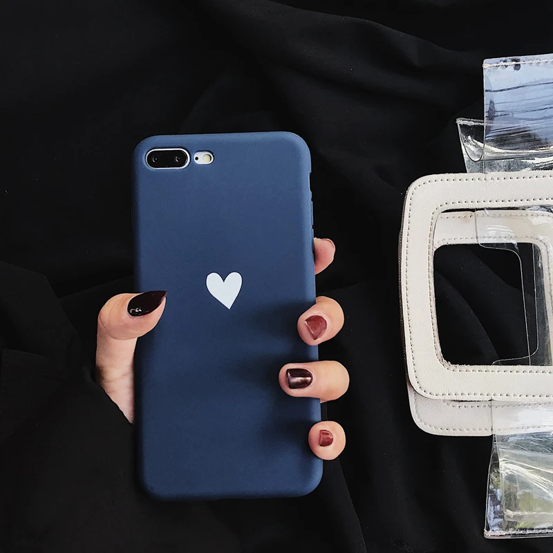 Милый матовый чехол для iPhone X XS Max XR 6 6S 7 8 Plus мягкий силиконовый iphone |