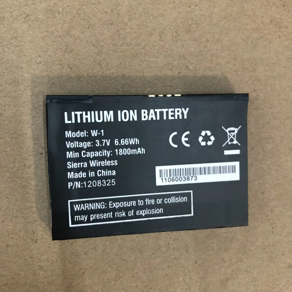 W1 для Netgear Sierra 753 S 754 778 Батарея Беспроводной маршрутизатор Aircard W 1 1800 mAh 3 7 V Li Ion