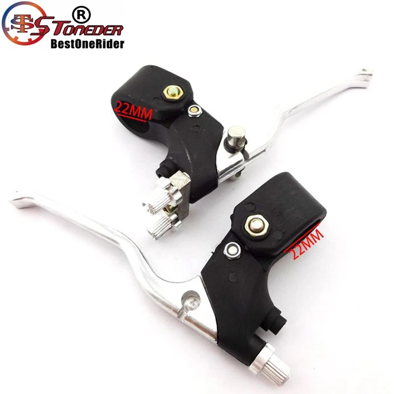 STONEDER 7/8 ''правые двойные левые тормозные рычаги Minimoto для 47cc 49cc карманного