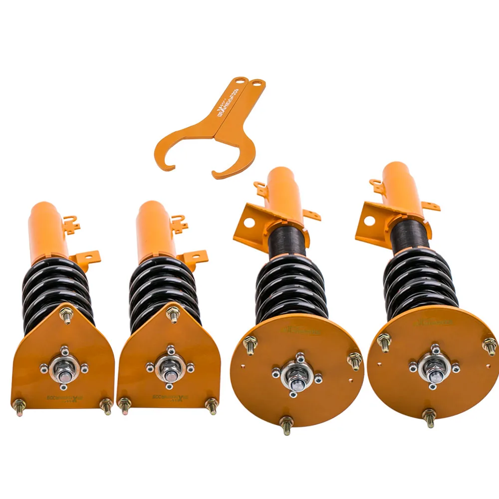 4 шт. передняя + задняя левая правая полная стойка амортизационная пружина для Ford