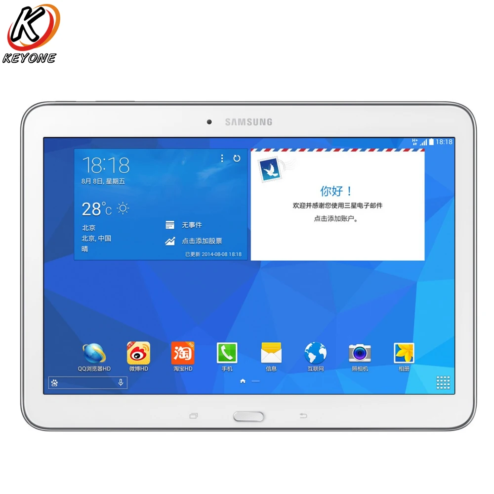 Оригинальный samsung Galaxy Tab 4 T530 WI-FI планшет 10 1 дюйма 5 ГБ Оперативная память 16
