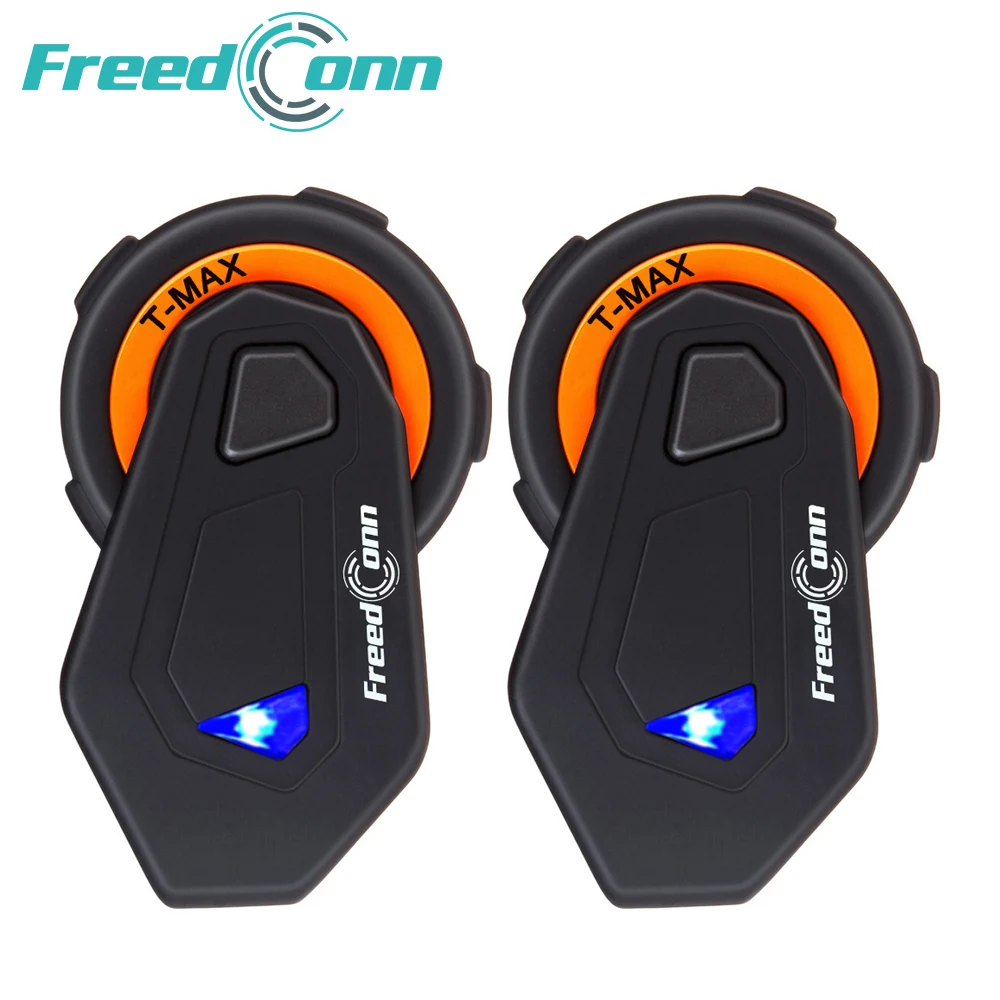 2 шт. 1000 м Bluetooth мотоциклетный шлем Интерком Capacetes гарнитура мотоцикл Interphone Freedconn T