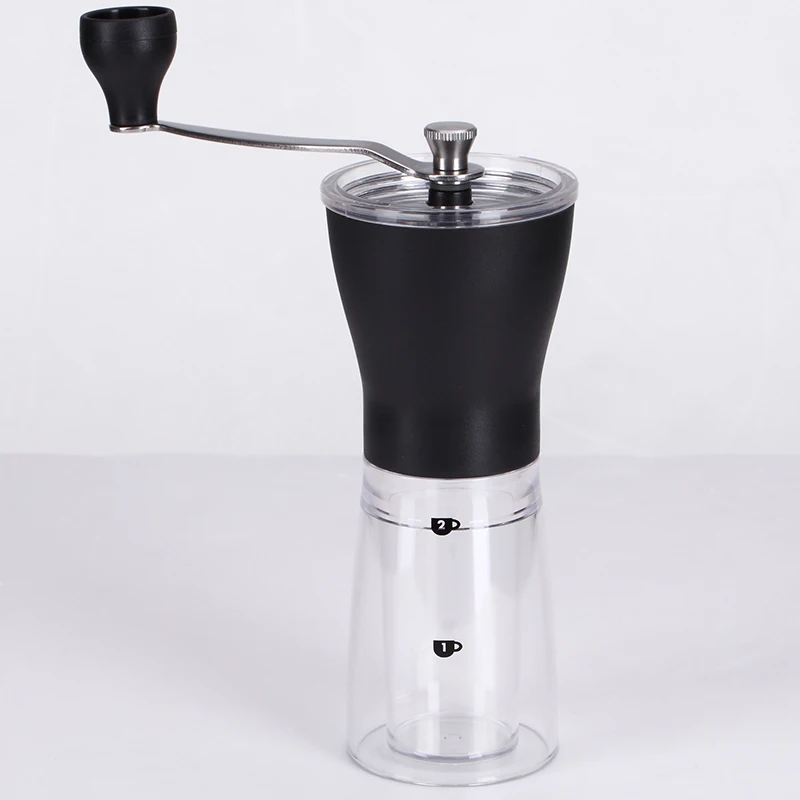 Apano Мини Портативный моющийся ручной кофемолка ABS + PC материал нержавеющая сталь