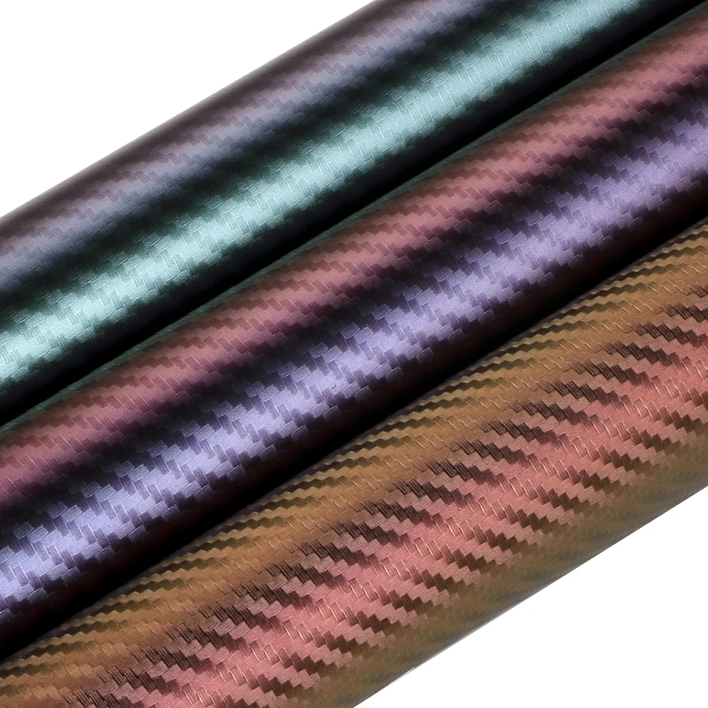 Виниловая 3d пленка Хамелеон из углеродного волокна 10*100 см|car styling|wrap foilcarbon fiber vinyl