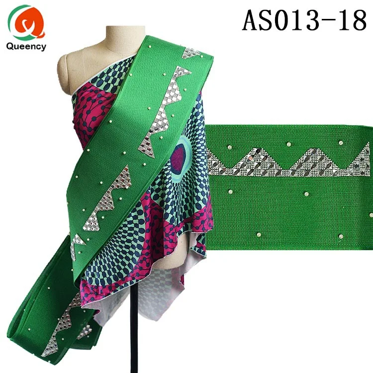 AS013 новейшие красивые камни и бусины африканские дамы Aso Oke головной убор 8 6 метров
