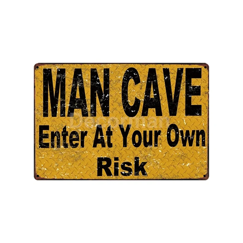 [DecorMan] HAVANA BEER MAN CAVE EXIT VIP металлические оловянные вывески без курения оптовая